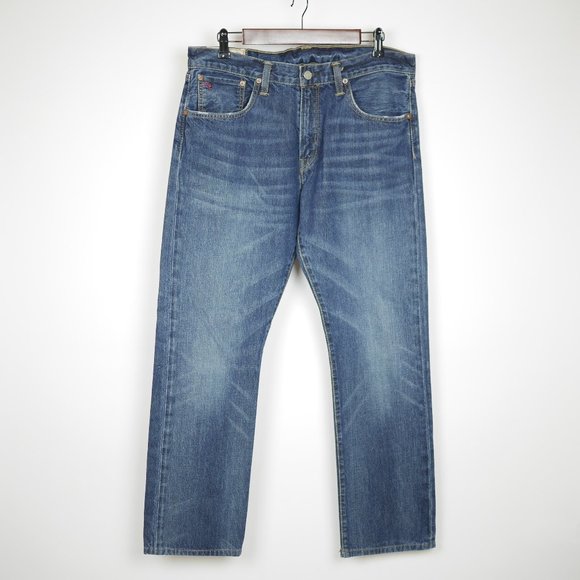POLO Ralph Lauren Dark Wash Blue Jeans Denim Pants - Picture 1 of 11